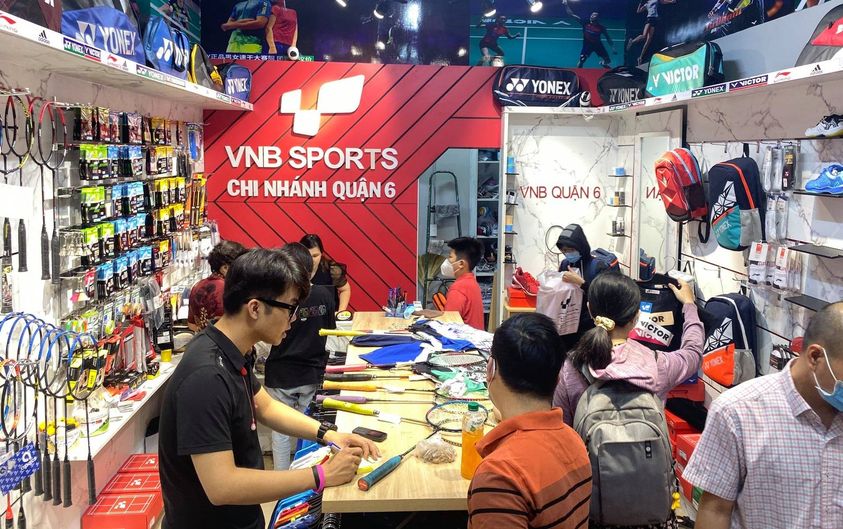 Cửa hàng cầu lông Quận 6 và Đan vợt cầu lông Quận 6 | Shop VNB Sports Quận 6