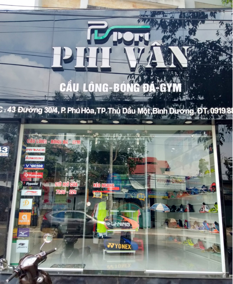 Cửa hàng cầu lông uy tín ở Thủ Dầu Một - Phi Vân Sports