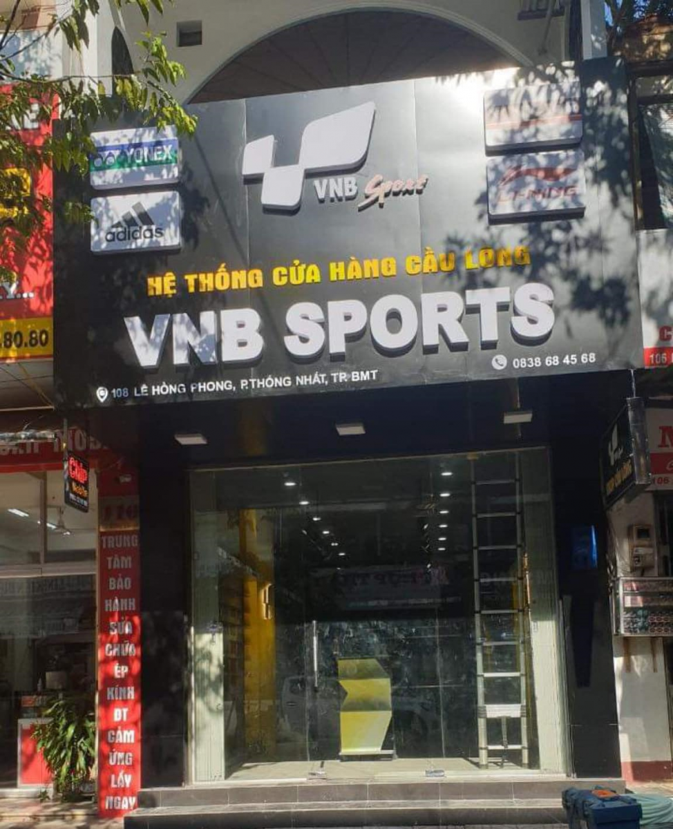 Shop cầu lông Buôn Ma Thuột - Cửa hàng cầu lông Buôn Ma Thuột | VNB Sports Buôn Ma Thuột